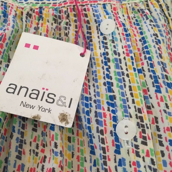 NWT-Anais & I Tunic Annabelle, Blue Sprinkles, - Picture 4 of 5